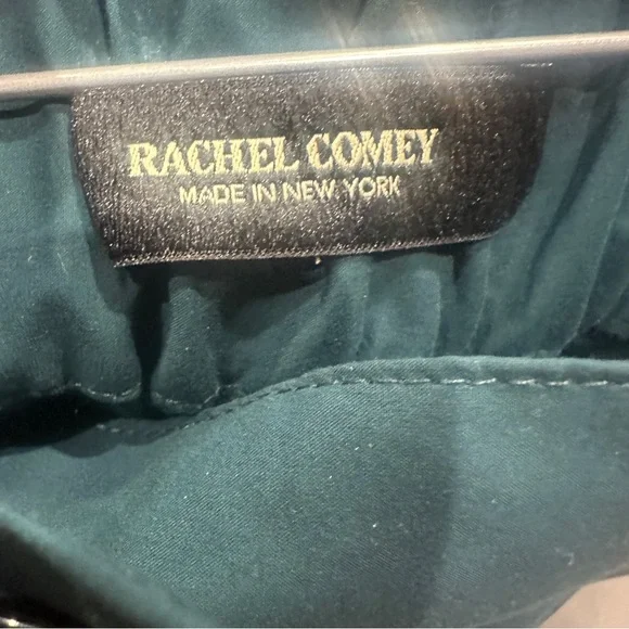 Rachel Comey Coxsone Pant Dark Juniper Green Organic Cotton Wide Leg Size 4 - Picture 10 of 12